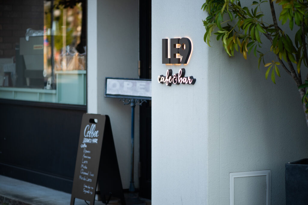 Exterior view of THE Lower East Nine Cafe